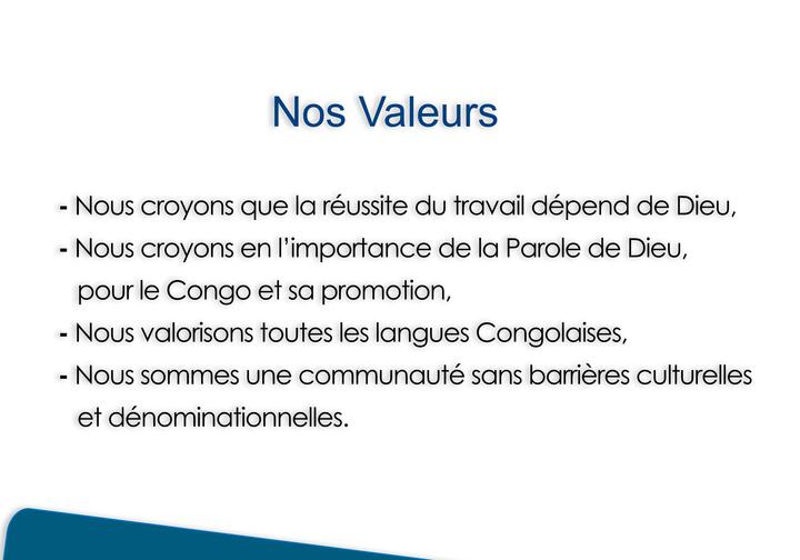 Nos valeurs Nos valeurs